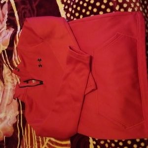 Youth size red under armour sweatshirt